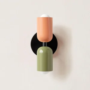 Morandi Moderne LED Wandlamp 2-flammig Zwart Binnen/Flur Metaal