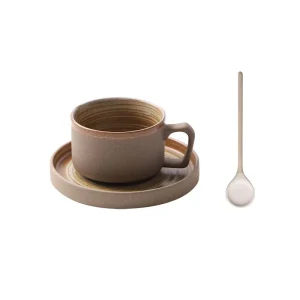 3-Delige Set Keramische Koffiemok Theekop