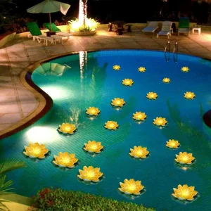 SolarLily - Decoratieve Lotusvormige Zonne-LED Lantaarns in 3 Kleuren