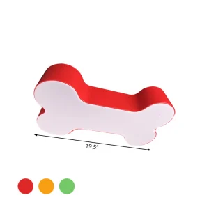 PawLight – Cartoon Hondenbot LED Plafondlamp in Metaal voor Kinderen