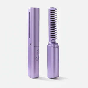 Draadloze Stijltangborstel Draagbaar Pluisvrij Compact