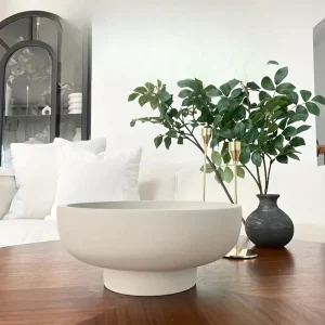 StonePedestal - Grote Betonnen Voetstuk Kom voor Keuken & Gangtafel