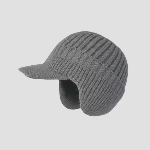 Muts Gebreide Beanie Klep Warm Winter Hoofddeksel