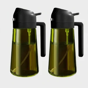 2-Pack Herbruikbare Olie Sprayers Luchtdichte Verstuivers Koken