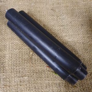 Zwarte dinerkaarsen 18 cm – Rustik Lys