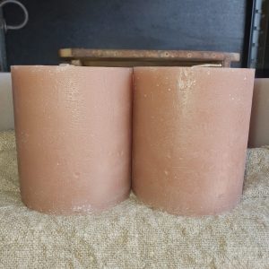 Blokkaars Rustik Lys – 10 cm x 11 cm – camel