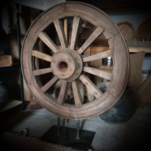 Oud wagenwiel – XXL