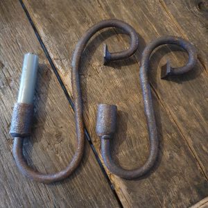 S-hangkandelaar / glashaak ~ S ~ Puur Wonen