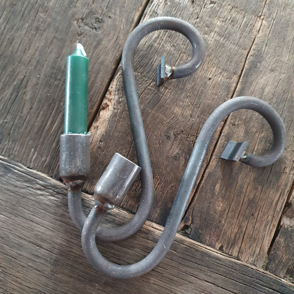 S-hangkandelaar / glashaak ~ S ~ Puur Wonen STAAL - Afbeelding 5