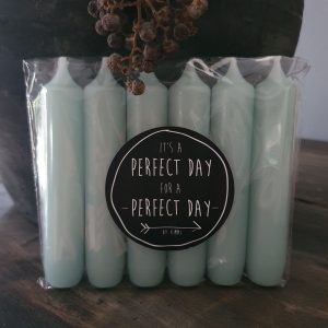 Korte dinerkaarsjes – Pale Green