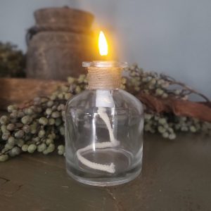 Glazen olielampje LED – hoog