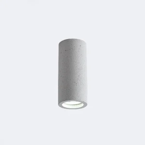Cement Cilinder LED Plafondlamp - Minimalistisch Design