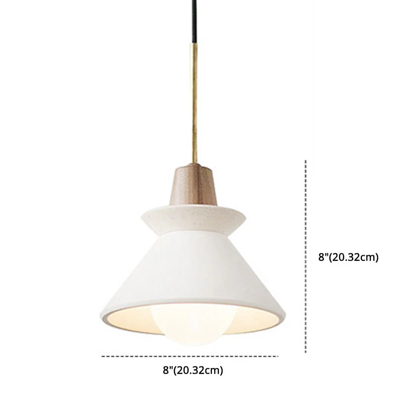 Cement Hanglamp Modern Minimalistisch 1 Licht Restaurant Mini Pendel - Afbeelding 3