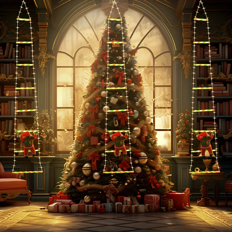 SantaLicht - USB LED-Lichtsnoer voor Feestdecoratie, Multikleurig - Afbeelding 3