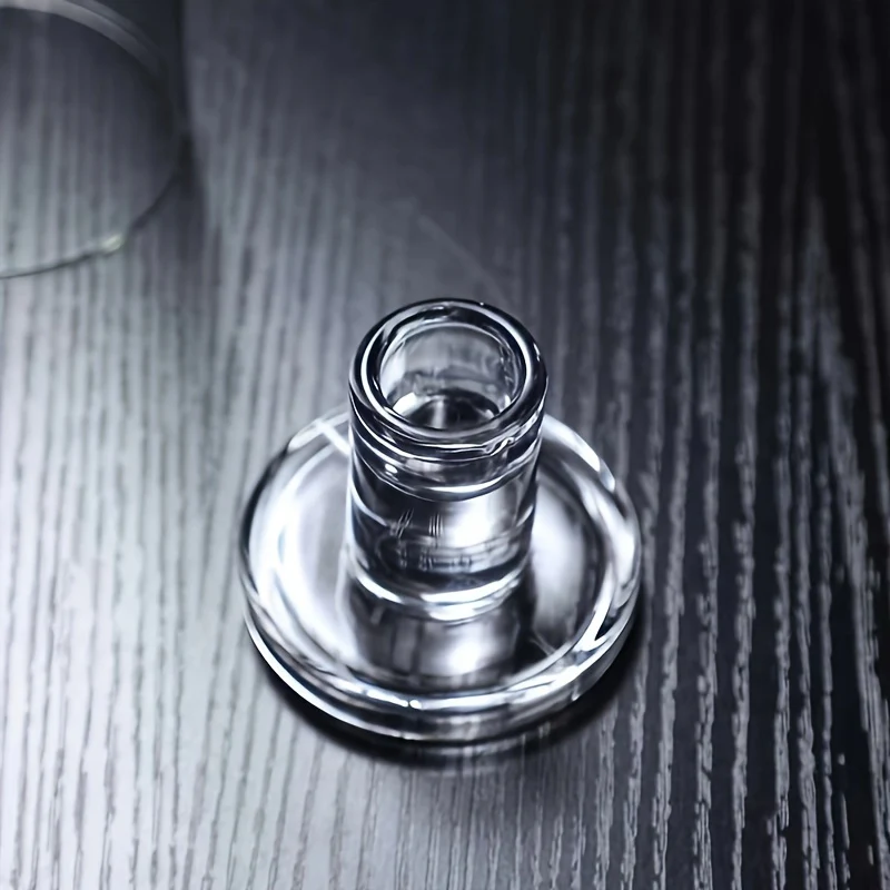 Hoogwaardig Borosilicaat Glazen Kandelaar - Winddicht, Scandinavische Stijl, Transparant - Afbeelding 4