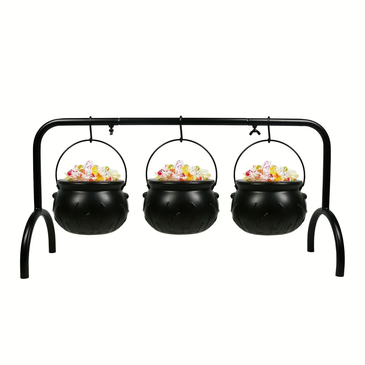WitchServe-Heksenketelset - 3-delige Metalen Halloween Decoratieset - Afbeelding 4