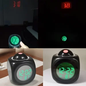 ProClock - Projectie Wekker met Muziekalarm en Dubbel Alarm