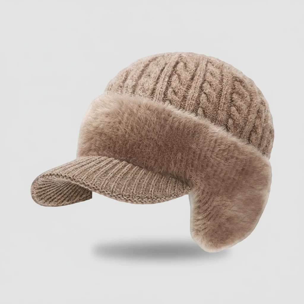 Wintermuts Gebreide Isolatie Bescherming Hoofd Oren - Afbeelding 5