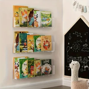 ClearView - Transparante Acryl Boekenplank voor Kinderkamer en Woonruimte