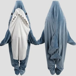 Deken Draagbaar Haai Fleece Warm Knuffel