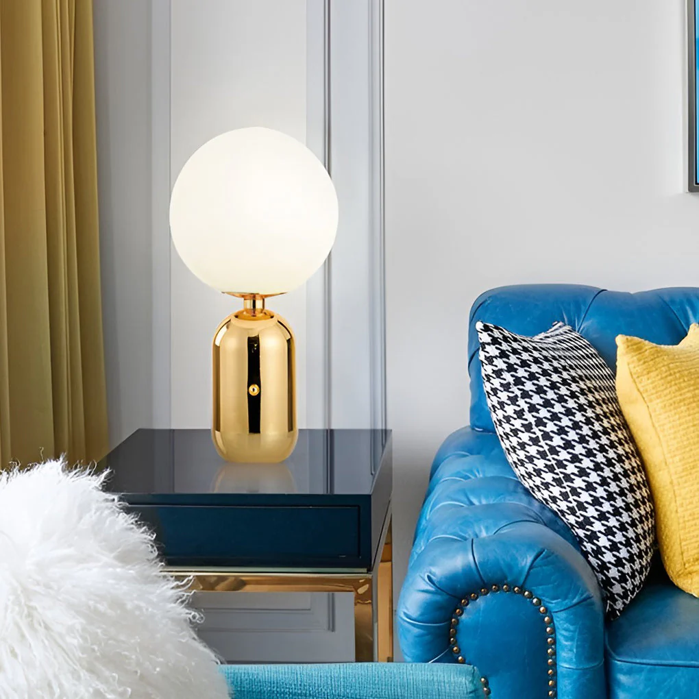 1-Licht Handgeblazen Aballs Tafellamp Electroplate Nordic - Afbeelding 9