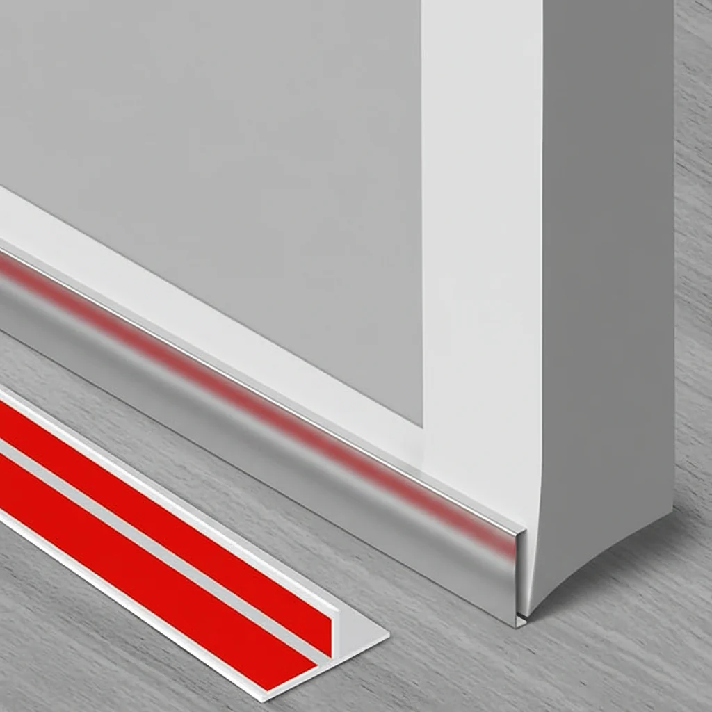 Dubbelzijdige Deurafdichting Geluids Trekwerende Strips - Afbeelding 6