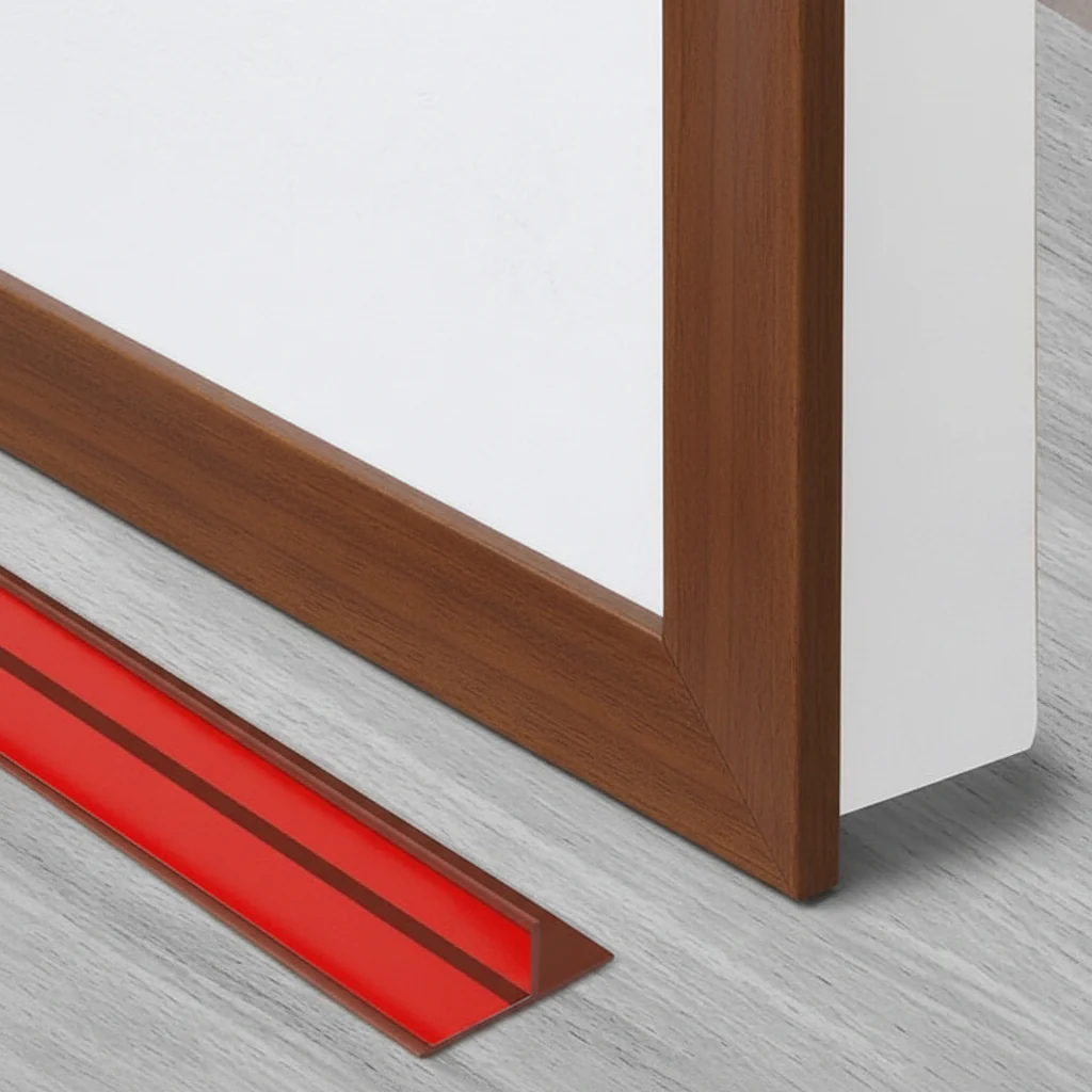 Dubbelzijdige Deurafdichting Geluids Trekwerende Strips - Afbeelding 4