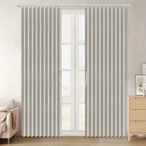 Classic Verduisterende Vouwgordijnen - Gestreepte Plisségordijnen voor Slaapkamer en Deuren