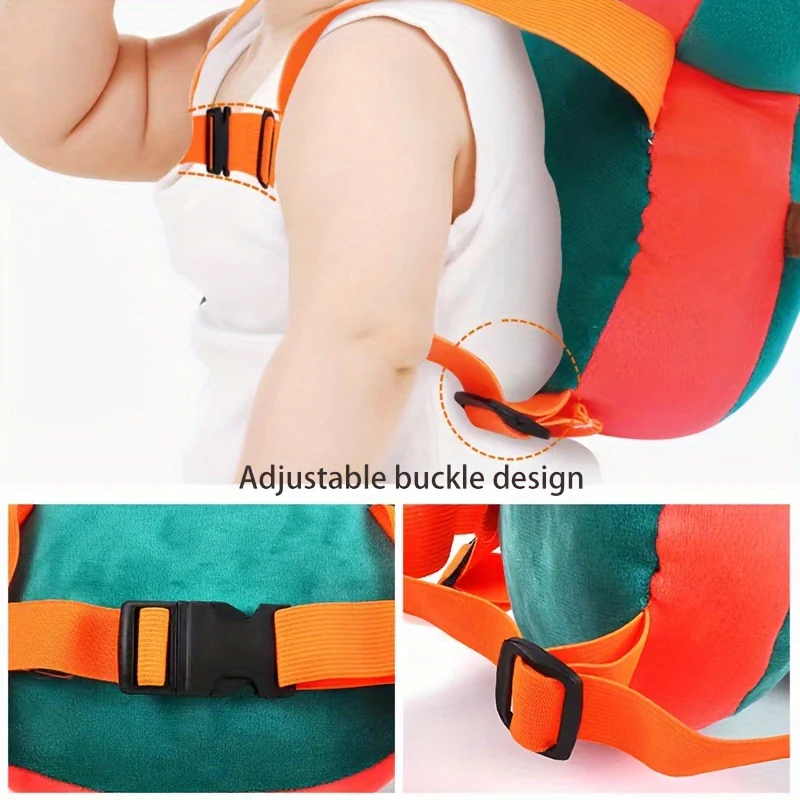 Cuddly Cartoon Dieren Pluche Speelgoed met Verstelbare Band - Comfortabel Kussen voor Kinderen - Afbeelding 9