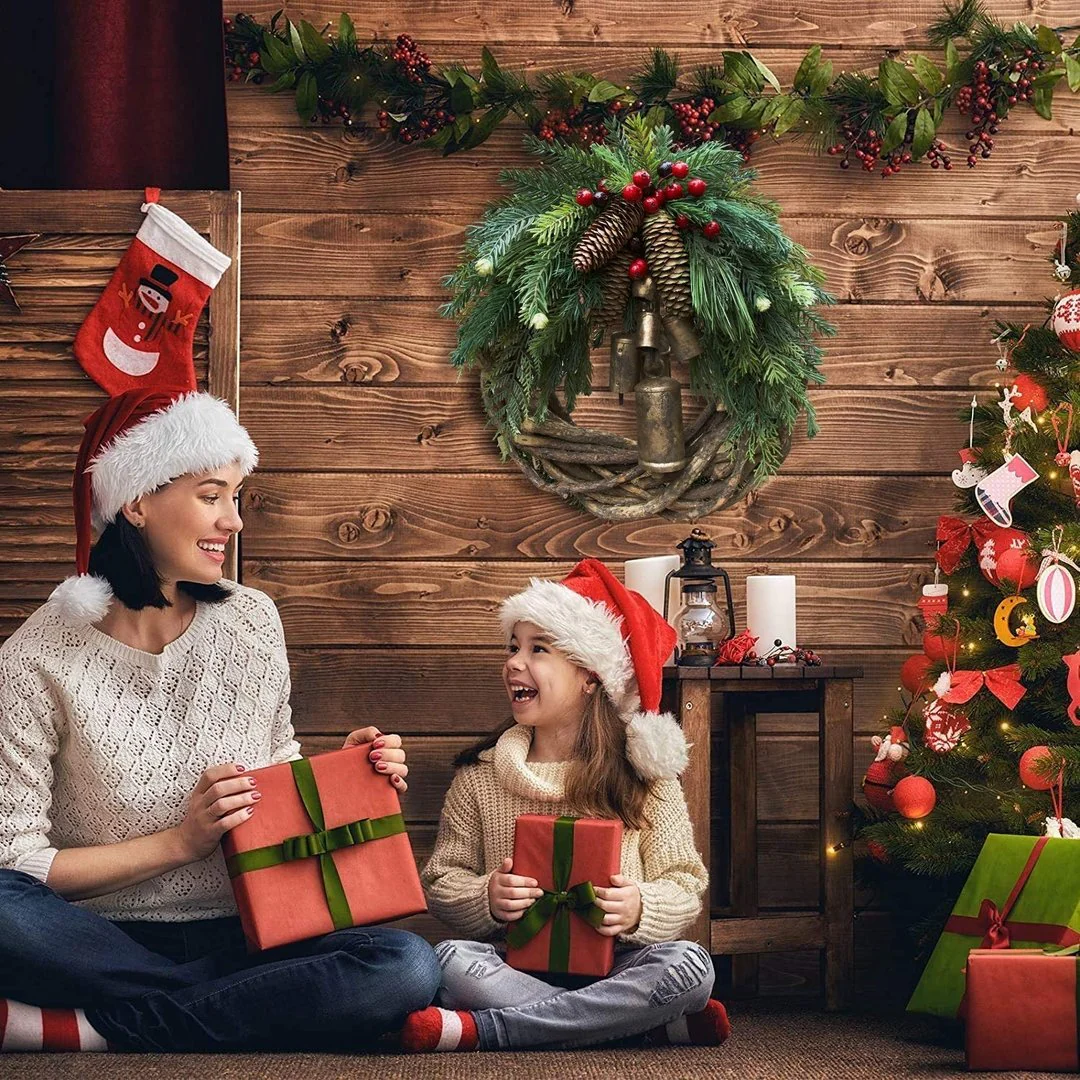 Kerstkrans Bohemian Stijl Handgemaakt Feestelijke Sfeer - Afbeelding 6