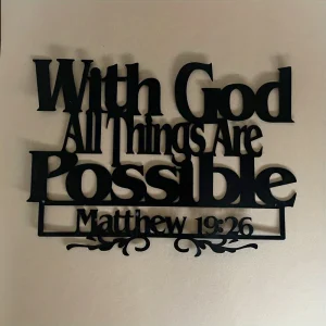 GodQuote - Rustiek 3D Metalen Muurkunstbord