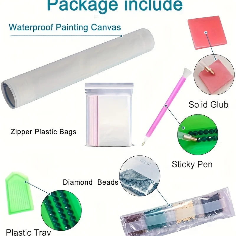 DIY Diamond Painting Kit - Schattige Puppy & Vrienden | Handgemaakte Canvas Kunst Voor Thuisdecoratie | Diamant Schilderen Sets - Afbeelding 9