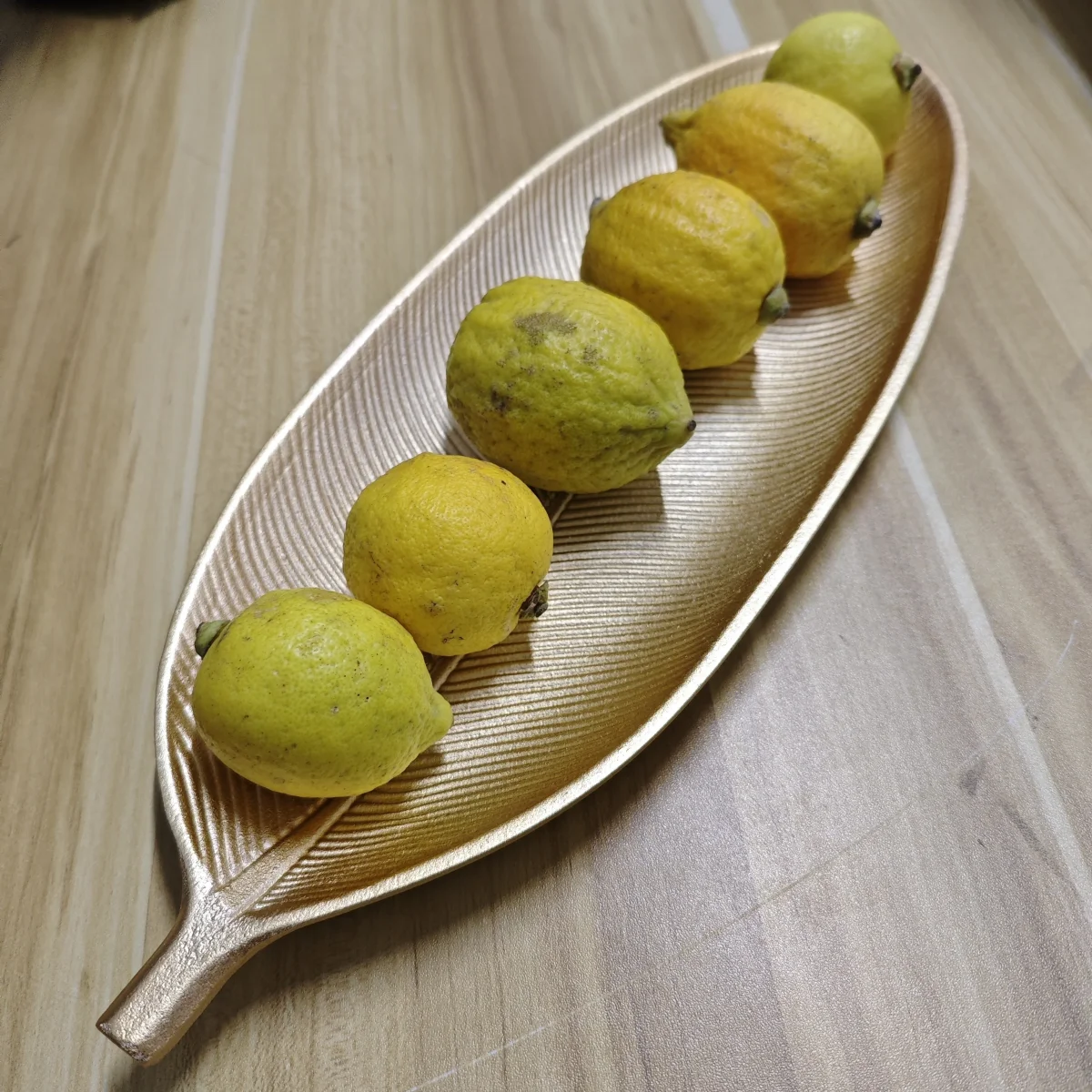 LeafWood - Antiek Bladvormig Houten Dienblad | Sieraden- & Sleuteldienblad - Afbeelding 4