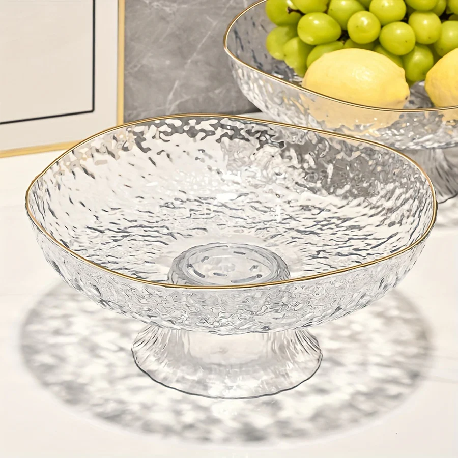 ClearServe-Fruitkom - Transparante PET Kom met Afvoer voor Snacks - Afbeelding 6