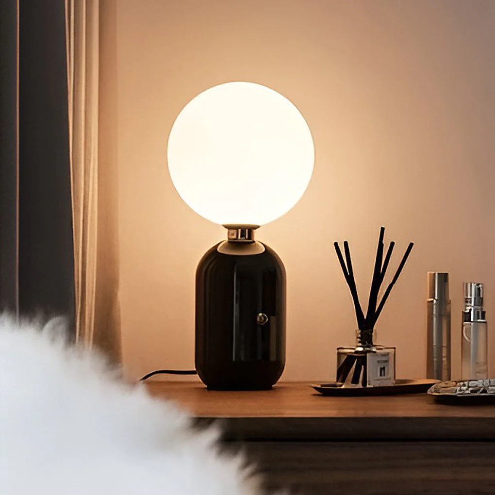 1-Licht Handgeblazen Aballs Tafellamp Electroplate Nordic - Afbeelding 6