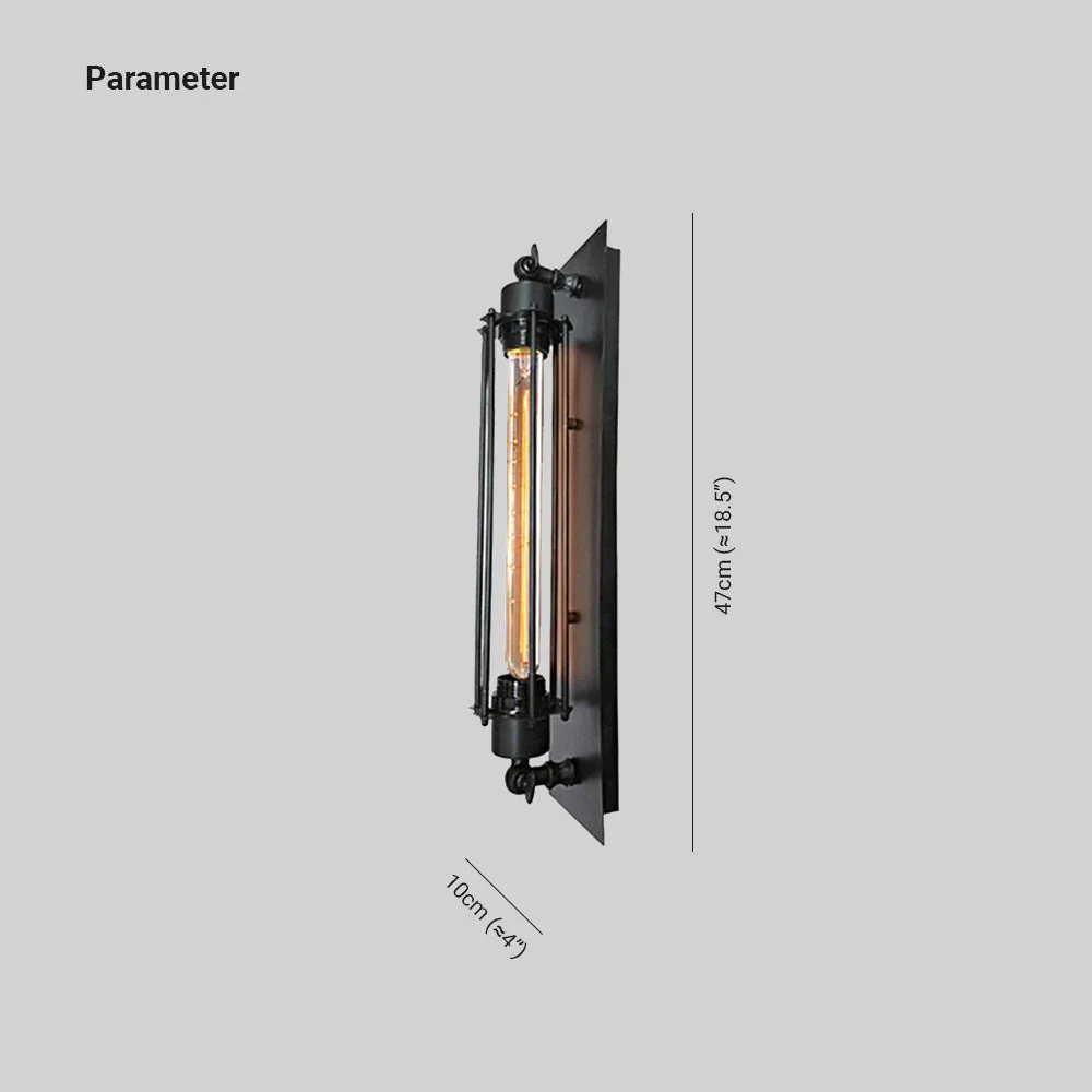 Elias Retro Wandlamp, Metaal, Diverse Kleuren - Afbeelding 5