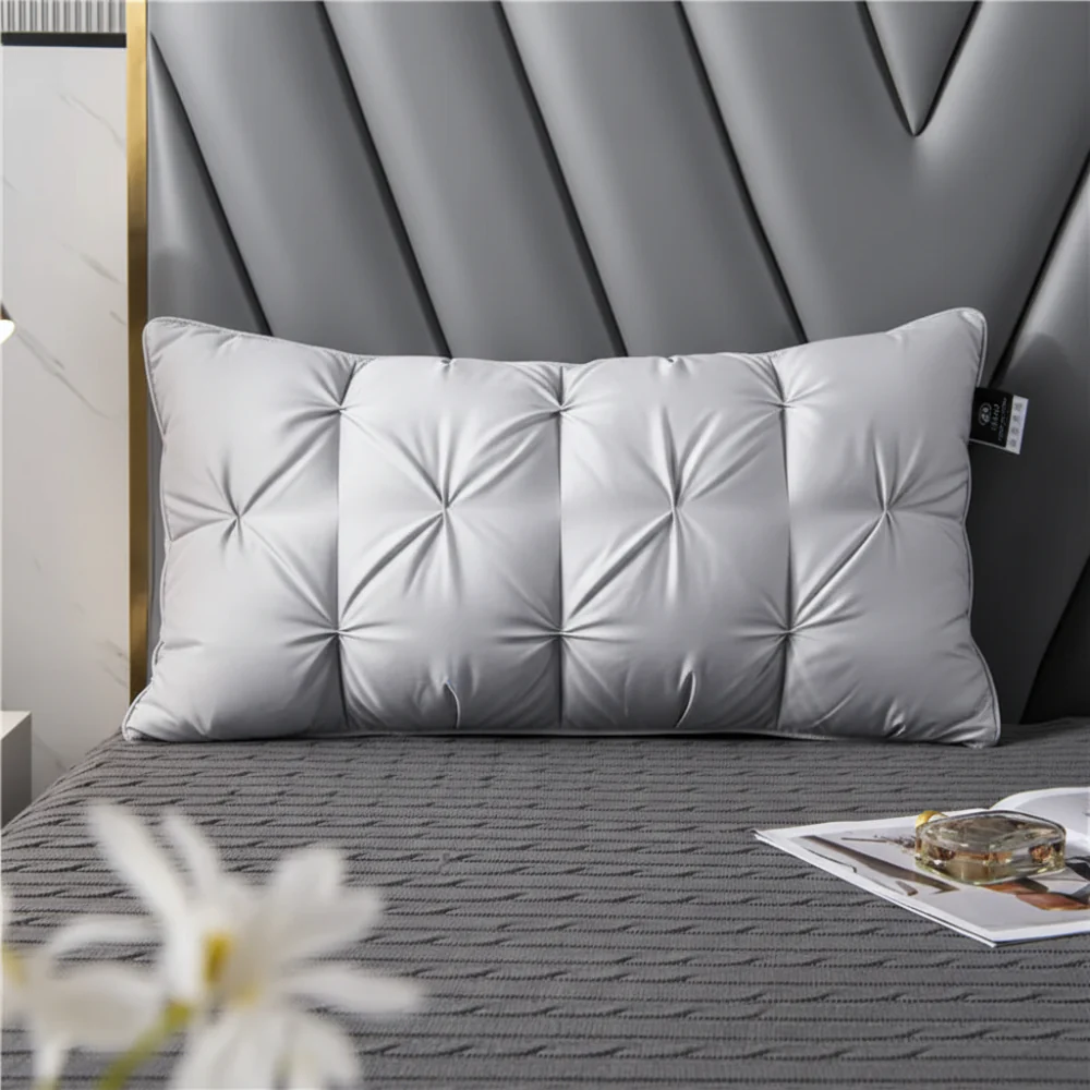 Slaap Kussen Ganzendons Comfort Ondersteunend Ademend - Afbeelding 8