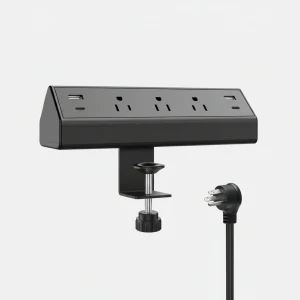 Bureauklem Stekkerdoos USB-C USB-A Poorten Snelle Oplading