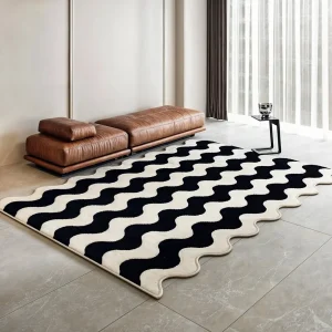 Modern bicolor golftapijt