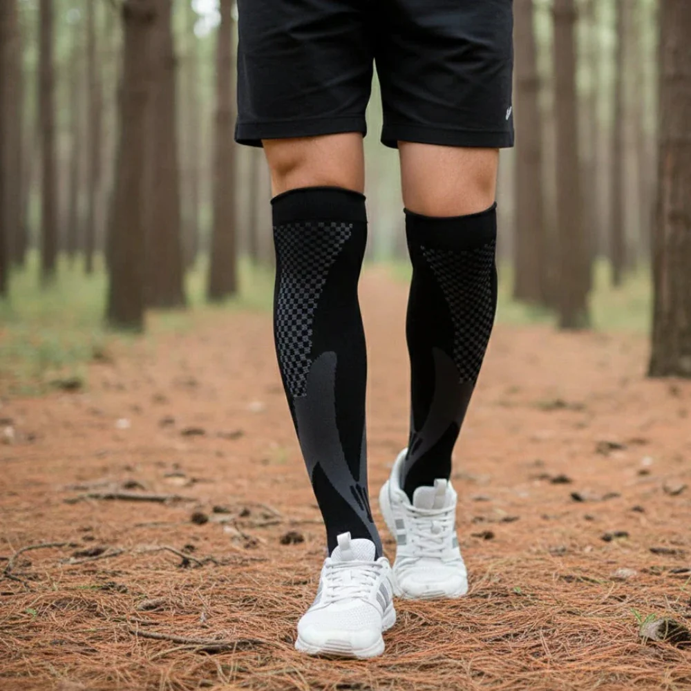 Compressie Sokken Lange Kniekousen Ondersteuning Ademend