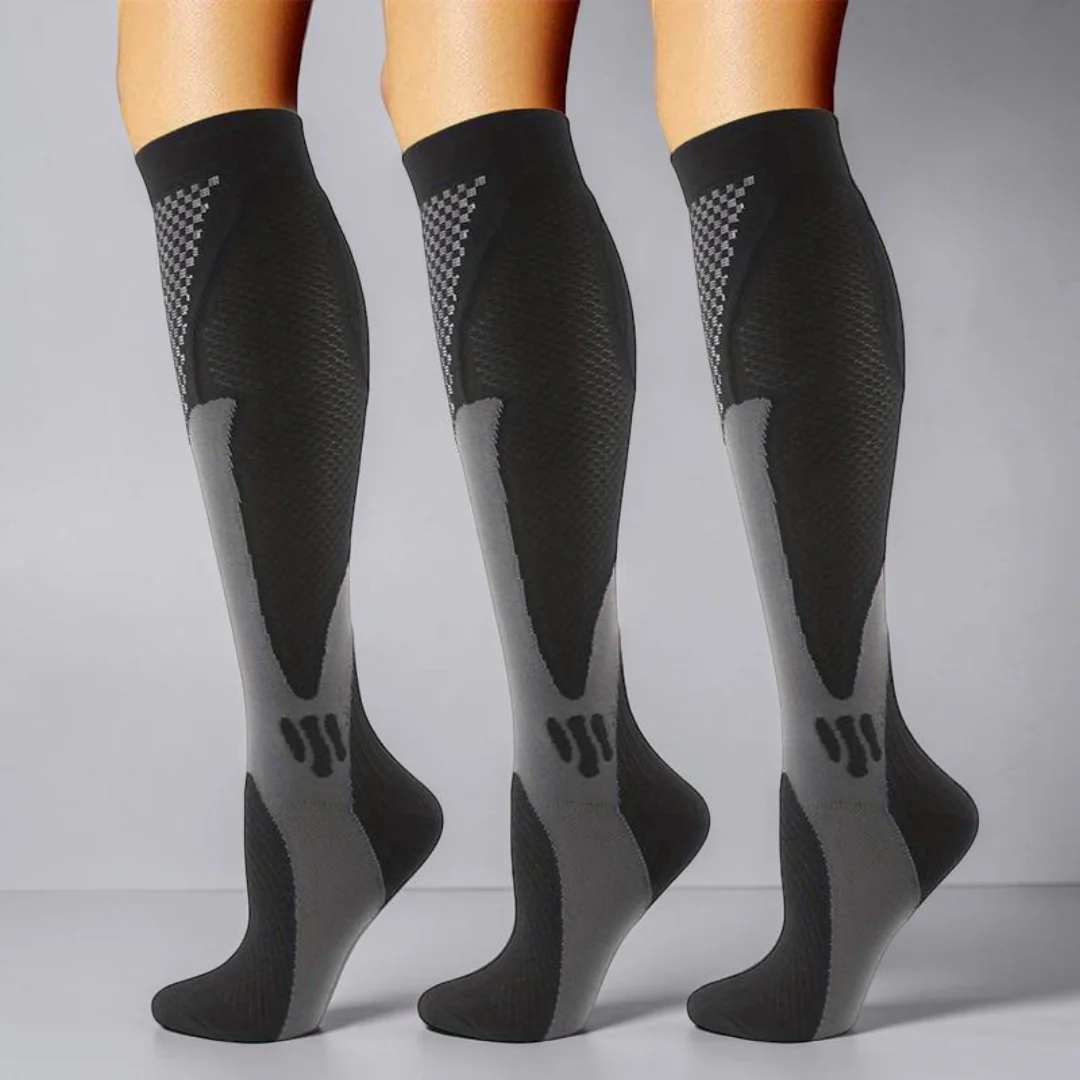Compressie Sokken Lange Kniekousen Ondersteuning Ademend - Afbeelding 3