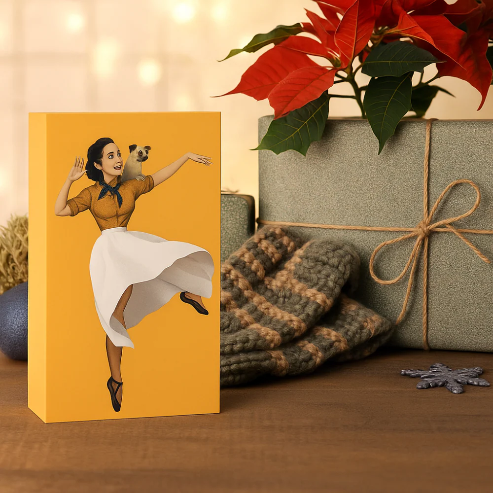 Tissuehouder Decoratieve Vintage Tafeldecor Uniek Design Houtlook - Afbeelding 3