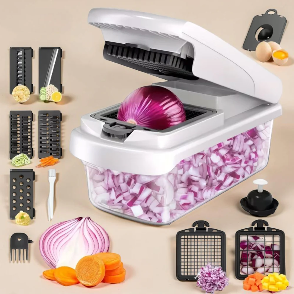 Groentesnijder Keukenhakker Multifunctionele Groente Snijder - Afbeelding 4