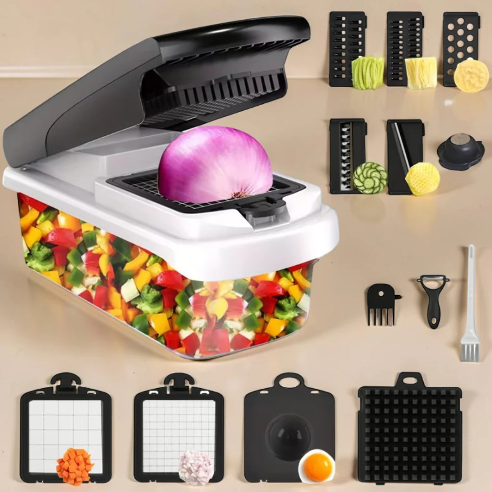 Groentesnijder Keukenhakker Multifunctionele Groente Snijder - Afbeelding 5