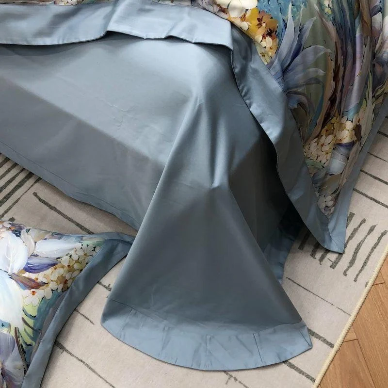 Hortensia Haven Dekbedovertrekset (Egyptisch Katoen) - Afbeelding 9