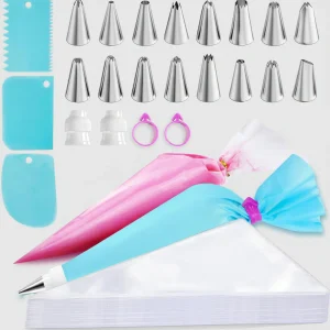 Cake Decoratie Set Piping Bags Tips Scrapers Bakken