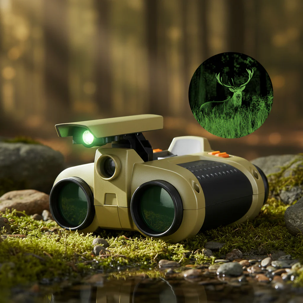 Verrekijker Nachtzicht Kinderen Avontuur Speelgoed Buiten - Afbeelding 4