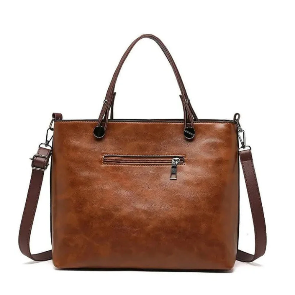 Dames Handtas Vintage Werk Tote Tas - Afbeelding 3