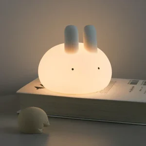 BunnyGlow - Dimbare LED Nachtlamp voor Kinderen met Touchbediening en USB Oplaadfunctie