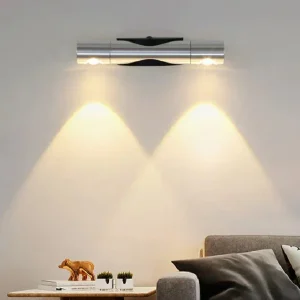 LumiBright - LED Wandlamp met Dubbele Spot – Moderne Verlichting voor Binnen & Buiten